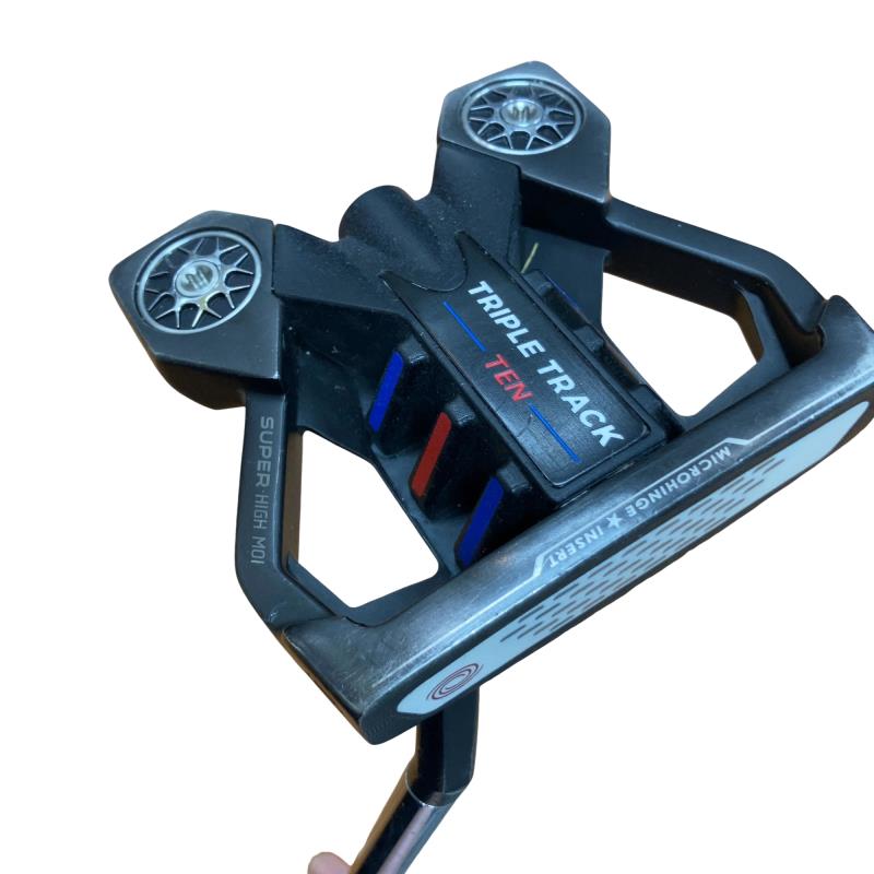 【中古】 オデッセイ TRIPLE TRACK TEN 34インチ パター PT STROKE LAB BLACK (フレックスその他) メンズ 男性用 右利き 右用 Cランク ゴルフクラブ