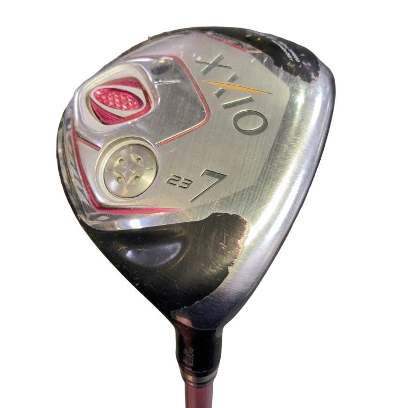 【中古】 ダンロップ XXIO(2014) 7W(ボルドー) レディース フェアウェイウッド FW XXIO MP800L(フェアウェイ)ボルドー (フレックスL) レディース 女性用 右利き 右用 Cランク ゴルフクラブ