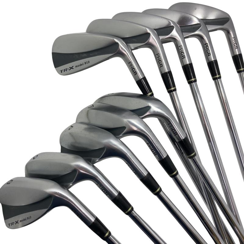 【中古】 プロギア TR-X model 910 10S アイアンセット IR Spec Steel (フレックスSR) メンズ 男性用 右利き 右用 Dランク ゴルフクラブ