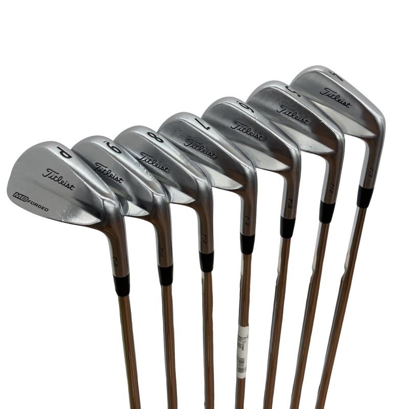 【中古】 タイトリスト Titleist MB 712 8S アイアン書き割り IR リシャフト (フレックス余分の物) メンズ 成人男性用 右利き 右用 C位置づける ゴルフ野球クラブ