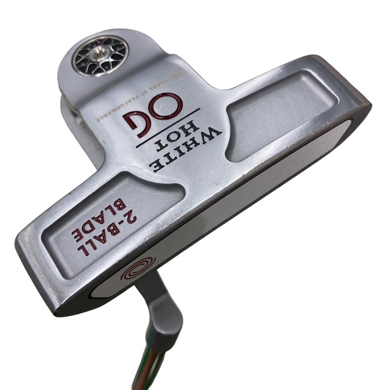 【中古】 オデッセイ WHITE HOT OG 2-BALL BLADE TOUR LINED 34インチ パター PT STROKE LAB (フレックスその他) メンズ 男性用 右利き 右用 Cランク ゴルフクラブ