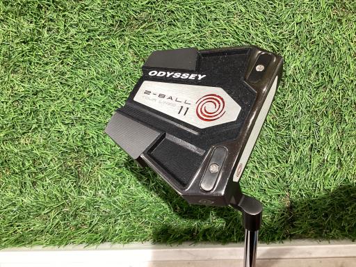 【中古】 オデッセイ 2-BALL ELEVEN TOUR LINED CH 34in パター PT STROKE LAB RED (フレックス余分の物) メンズ 成人男性用 右利き 右用 B序列付ける ゴルフ野球クラブ