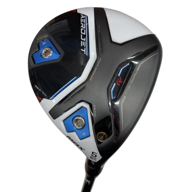 【中古】 コブラ cobra AEROJET MAX 5W フェアウェイウッド FW Tour AD for Cobra(AEROJET FW) (フレックスSR) メンズ 男性用 右利き 右用 Cランク ゴルフクラブ