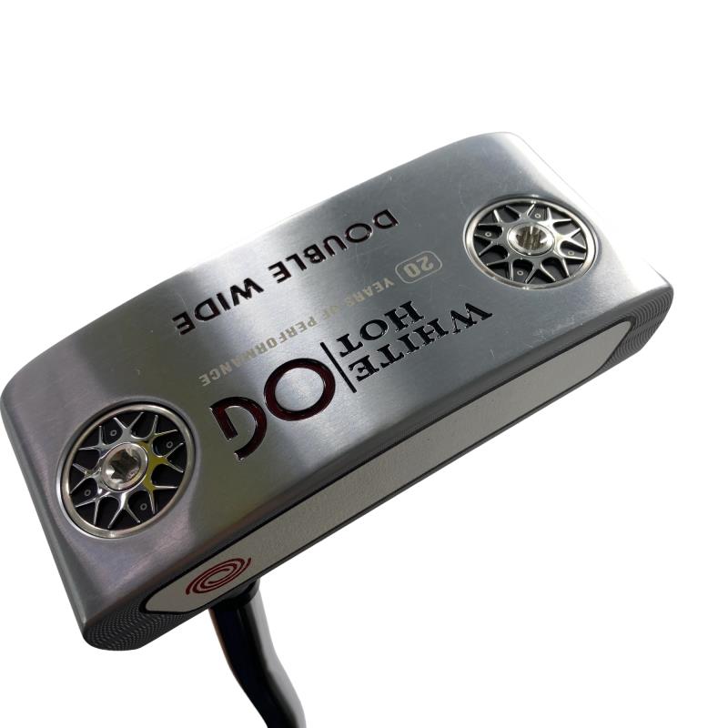 【中古】 オデッセイ WHITE HOT OG DOUBLE WIDE 34インチ パター PT STROKE LAB (フレックスその他) メンズ 男性用 右利き 右用 Bランク ゴルフクラブ