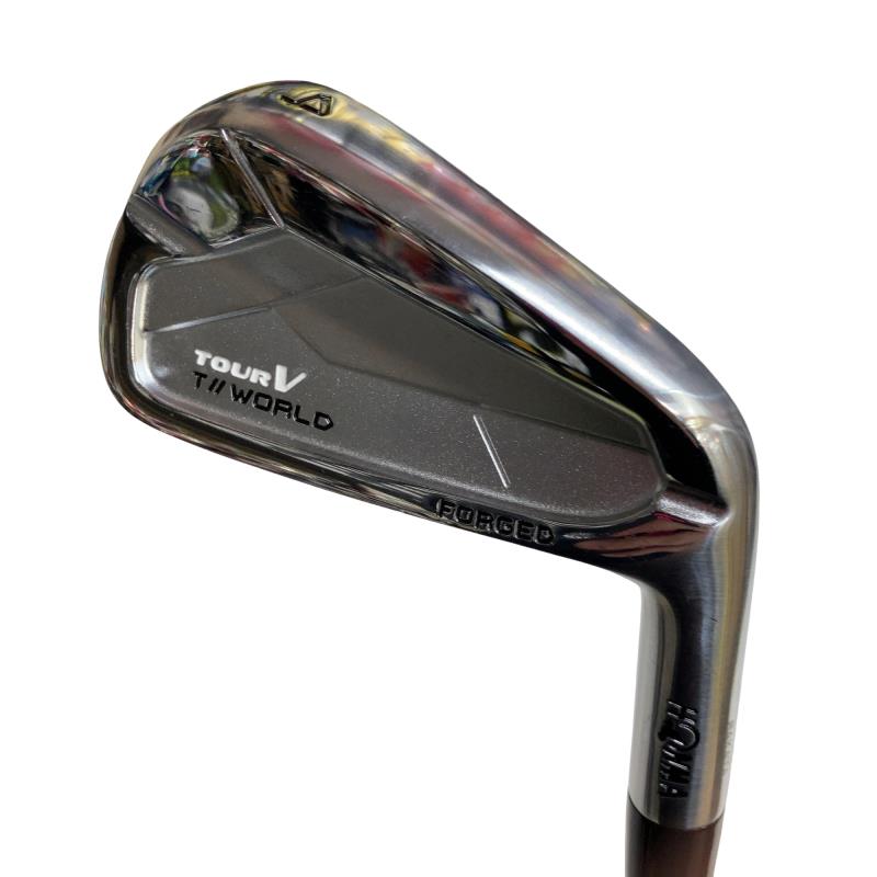 【中古】 本間ゴルフ TOUR WORLD TOUR V #4 単品アイアン LI VIZARD EZ-C (フレックスS) メンズ 男性用 右利き 右用 Cランク ゴルフクラブ