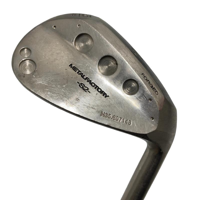 【中古】 朝日ゴルフ METAL FACTORY S2 56°/14° ウェッジ WG リシャフト (フレックスその他) メンズ 男性用 右利き 右用 Cランク ゴルフクラブ