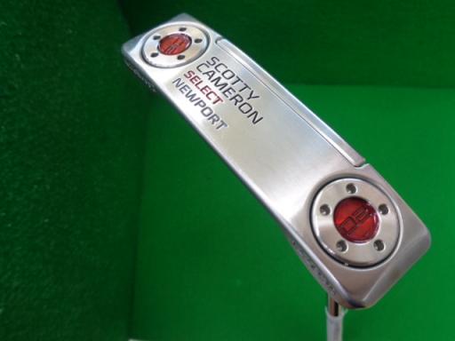 【中古】 タイトリスト SCOTTY CAMERON select NEWPORT(2016) 33in パター PT スチール写真 (フレックス余分の物) メンズ 成人男性用 右利き 右用 C位置づける ゴルフ野球クラブ