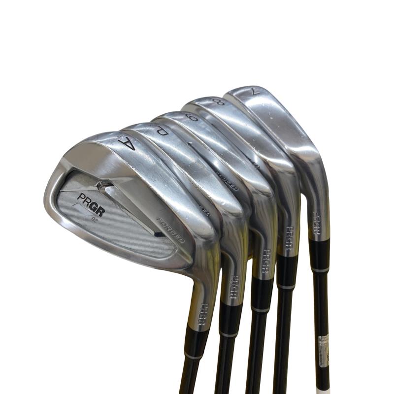 【中古】 プロギア PRGR 03 5S アイアンセット IR Diamana FOR PRGR(2022 IR) (フレックスR) メンズ 男性用 右利き 右用 Cランク ゴルフクラブ｜ゴルフパートナー 中古クラブ店