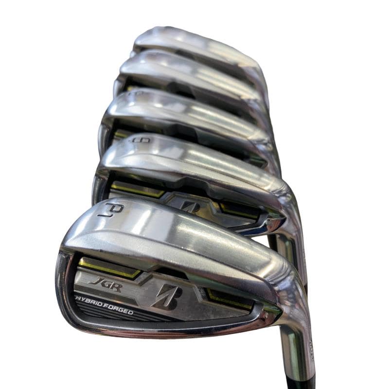 【中古】 ブリヂストン BRIDGESTONE JGR HYBRID FORGED 6S アイアン書き割り IR Air Speeder J J16-12I (フレックス余分の物) メンズ 成人男性用 右利き 右用 C序列付ける ゴルフ野球クラブ