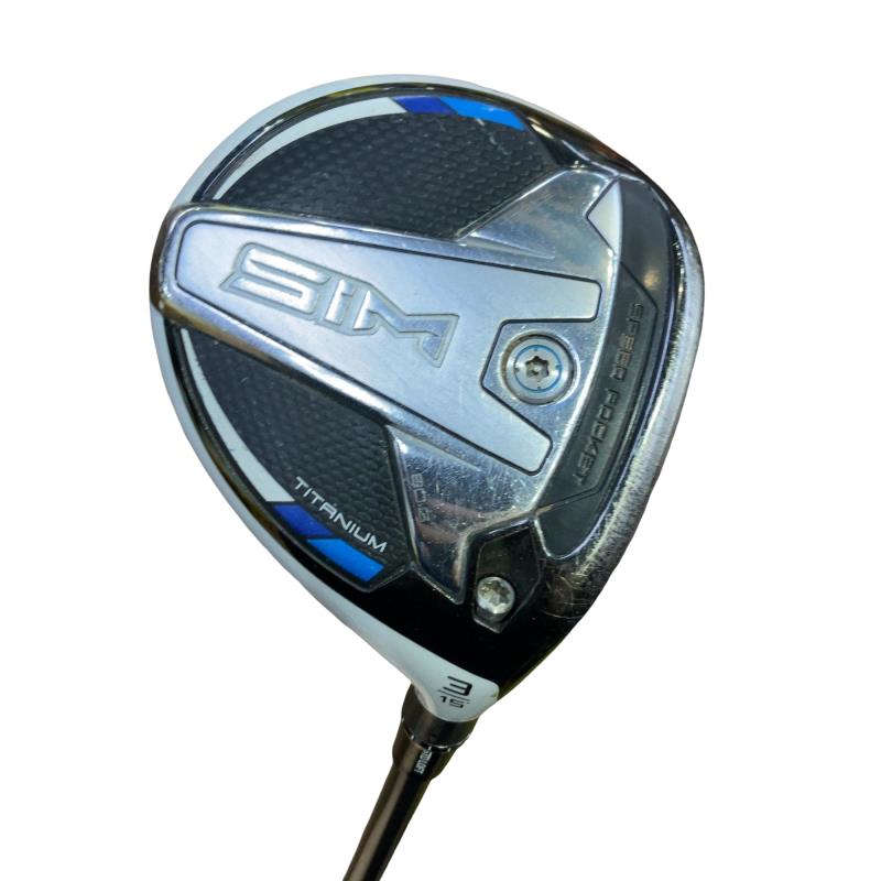 【中古】 テーラーメイド SIM 3W フェアウェイウッド FW TENSEI SILVER TM50(FW) (フレックスR) メンズ 男性用 右利き 右用 Cランク ゴルフクラブ