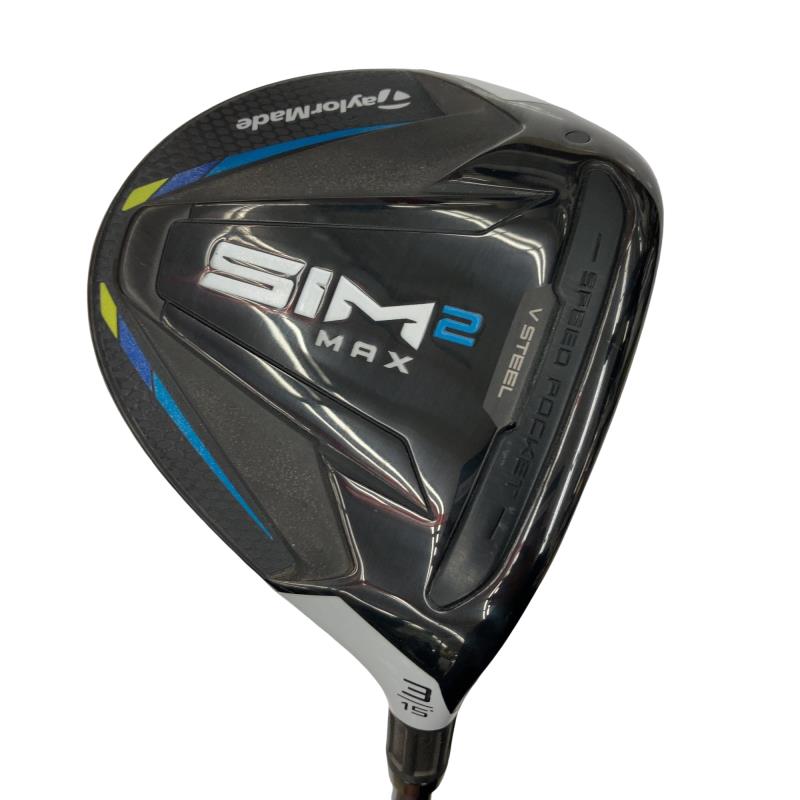 【中古】 テーラーメイド SIM2 MAX 3W フェアウェイウッド FW TENSEI BLUE TM50(SIM2 FW) (フレックスS) メンズ 男性用 右利き 右用 Cランク ゴルフクラブ