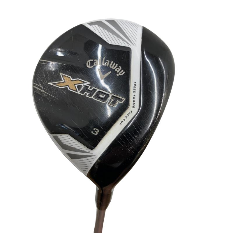 【中古】 キャロウェイ X HOT 3W フェアウェイウッド FW X HOT 60W(フェアウェイウッド) (フレックスS) メンズ 男性用 右利き 右用 Cランク ゴルフクラブ