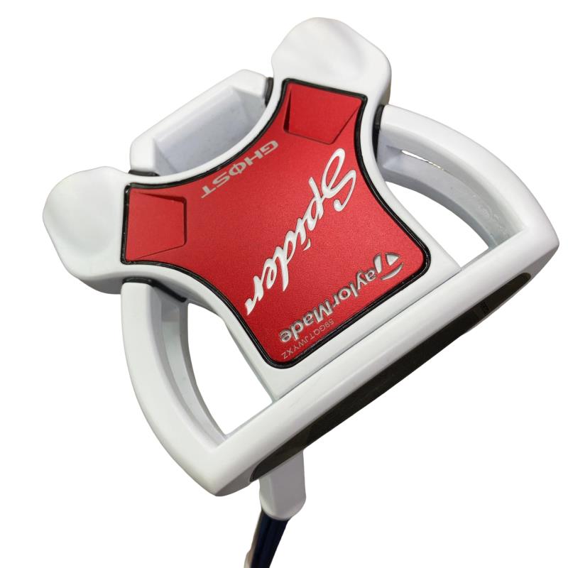 【中古】 テーラーメイド Spider GHOST WHITE スモールスラント 33インチ パター PT スチール (フレックスその他) メンズ 男性用 右利き 右用 Bランク ゴルフクラブ