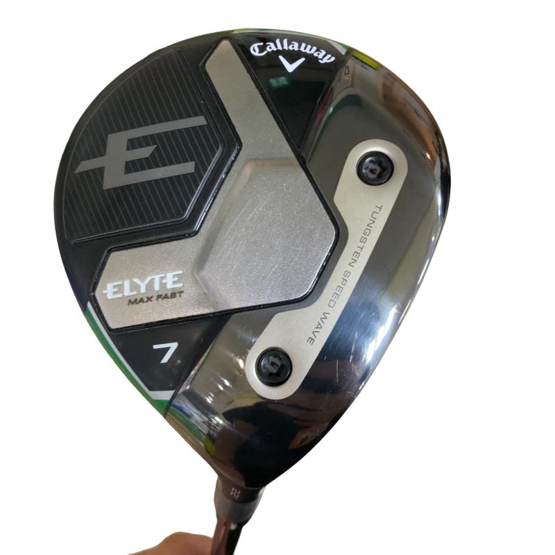 【中古】 キャロウェイ ELYTE MAX FAST 7W フェアウェイウッド FW LIN-Q GREEN 40 for CW(ELYTE FW) (フレックスSR) メンズ 男性用 右利き 右用 Bランク ゴルフクラブ｜ゴルフパートナー 中古クラブ店