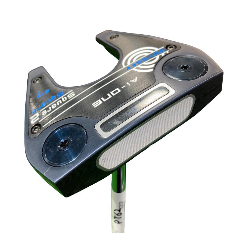 【中古】 オデッセイ Ai-ONE SQUARE 2 SQUARE #7 33in パター PT STROKE LAB 90 スチール写真 (フレックス余分の物) メンズ 成人男性用 右利き 右用 C価値づける ゴルフ野球クラブ
