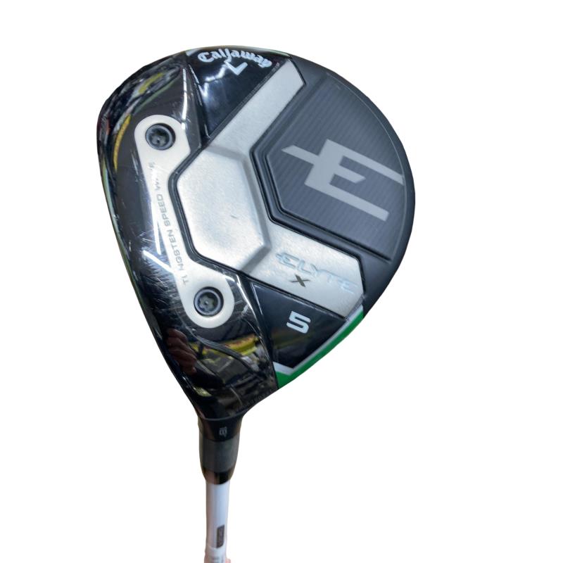 【中古】 キャロウェイ ELYTE X 5W レフティ フェアウェイウッド FW 純正特注シャフト (フレックスSR) メンズ 男性用 左利き レフティ 左用 Cランク ゴルフクラブ