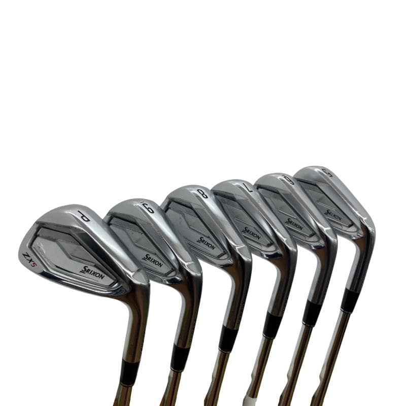 【中古】 ダンロップ SRIXON ZX5 6S アイアンセット IR 純正特注シャフト (フレックスX) メンズ 男性用 右利き 右用 Cランク ゴルフクラブ｜ゴルフパートナー 中古クラブ店