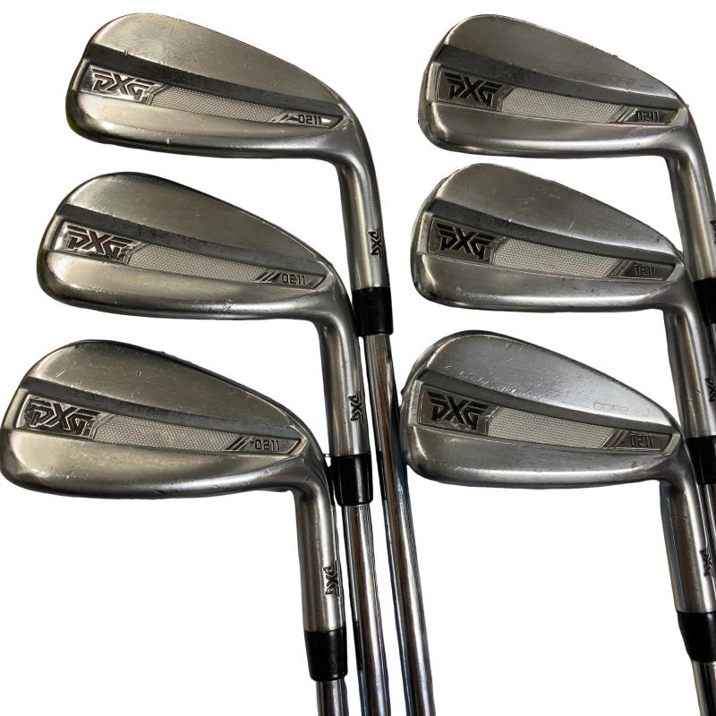 【中古】 PXG PXG 0211(2021) 6S アイアンセット IR 純正特注シャフト (フレックスS) メンズ 男性用 右利き 右用 Cランク ゴルフクラブ