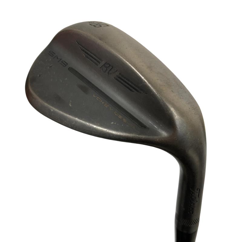 【中古】 タイトリスト VOKEY SPIN MILLED SM9 ジェットブラック 58°/14°K ウェッジ WG Dynamic Gold (フレックスS) メンズ 男性用 右利き 右用 Cランク ゴルフクラブ
