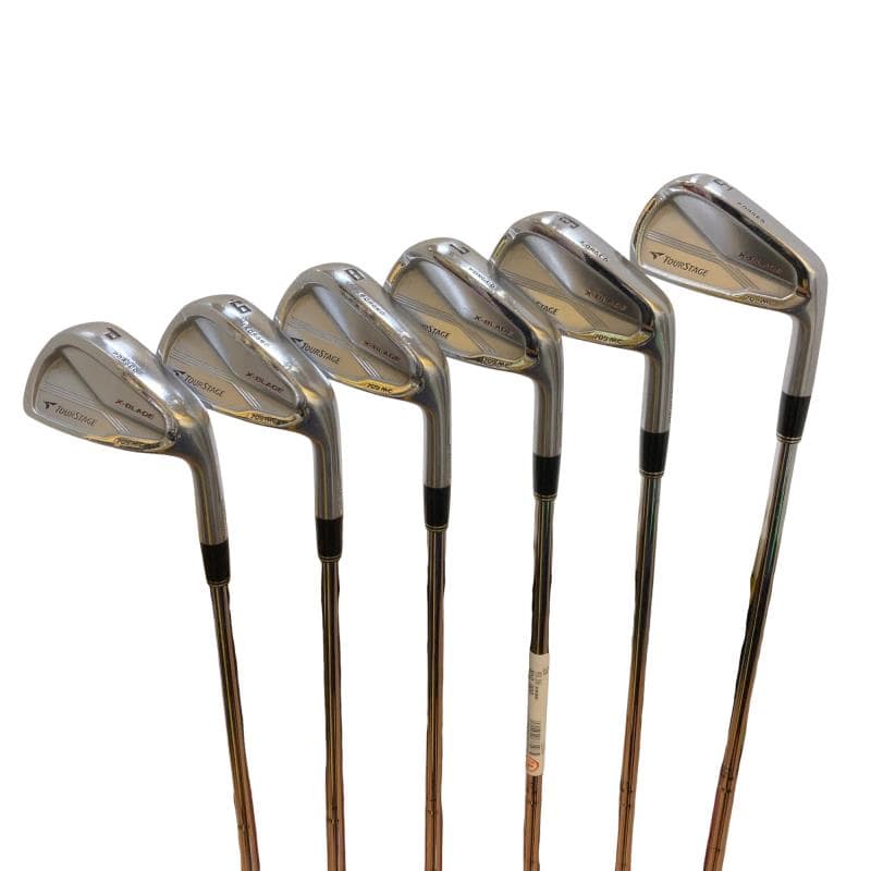 【中古】 ブリヂストン TOURSTAGE X-BLADE 709 MC 6S アイアンセット IR Dynamic Gold (フレックスS) メンズ 男性用 右利き 右用 Dランク ゴルフクラブ