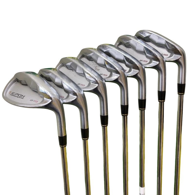 【中古】 エポンゴルフ株式会社 EPON AF-703 8S アイアン書き割り IR リシャフト (フレックス余分の物) メンズ 成人男性用 右利き 右用 C序列付ける ゴルフ野球クラブ