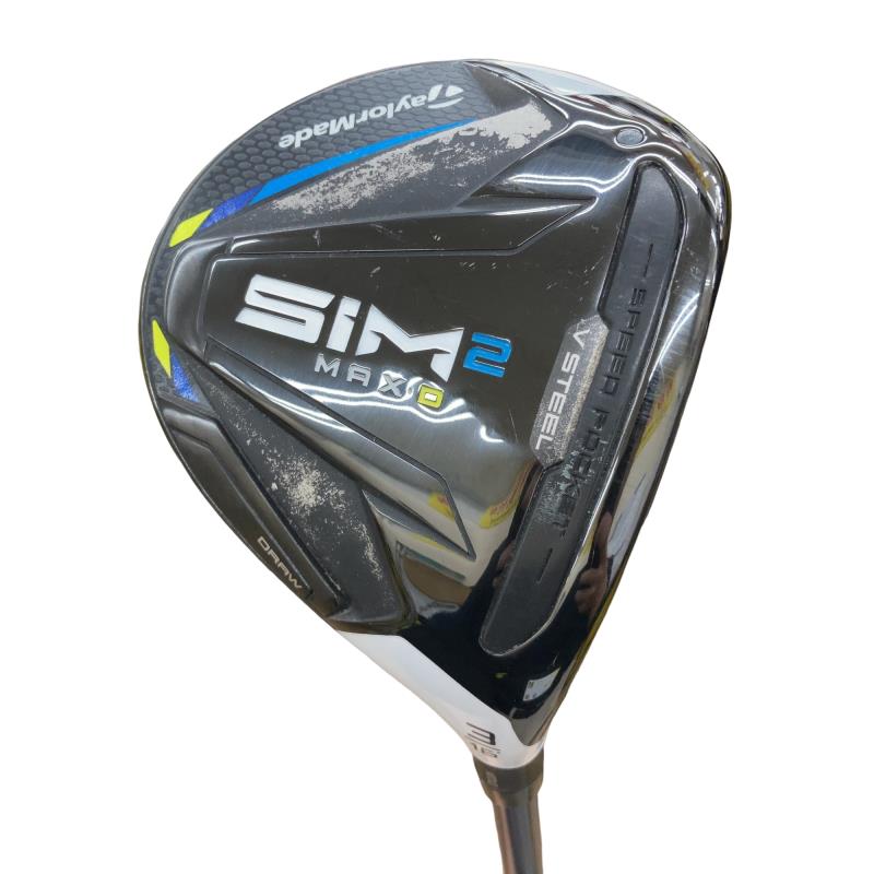 【中古】 テーラーメイド SIM2 MAX-D 3W フェアウェイウッド FW TENSEI BLUE TM50(SIM2 FW) (フレックスS) メンズ 男性用 右利き 右用 Dランク ゴルフクラブ｜ゴルフパートナー 中古クラブ店