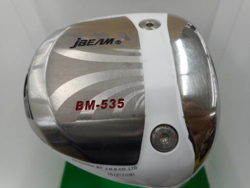 【中古】 jBEAM jBEAM BM-535(ホワイト) 1W ドライバー DR リシャフト (フレックスその他) メンズ 男性用 右利き 右用 Cランク ゴルフクラブ