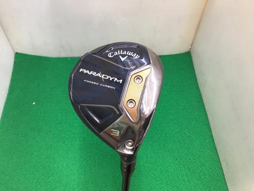 【中古】 キャロウェイ PARADYM 3W フェアウェイウッド FW 純正特注シャフト (フレックスS) メンズ 男性用 右利き 右用 Cランク ゴルフクラブ