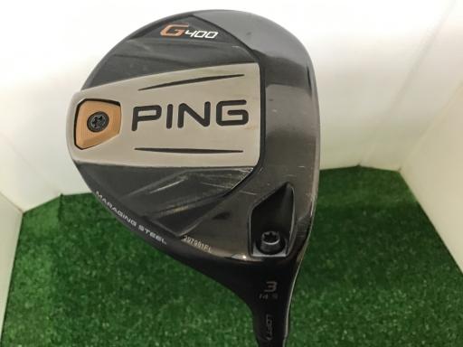 【中古】 ピン G400 3W フェアウェイウッド FW ATTAS CoooL 6 (フレックスS) メンズ 男性用 右利き 右用 Cランク ゴルフクラブ