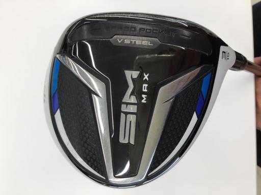 【中古】 テーラーメイド SIM MAX 3W フェアウェイウッド FW TENSEI BLUE TM50(FW) (フレックスS) メンズ 男性用 右利き 右用 Cランク ゴルフクラブ