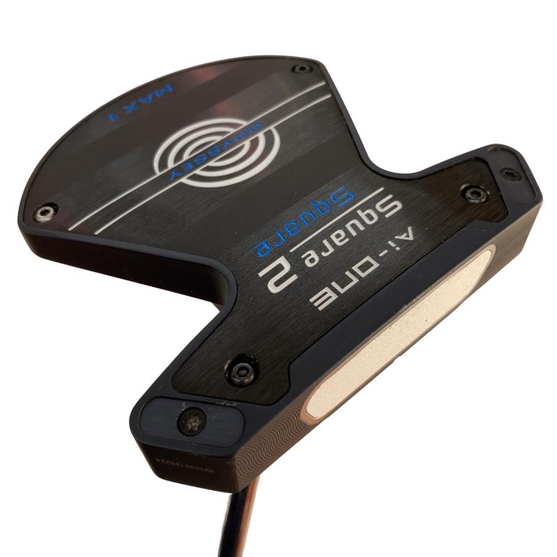 【中古】 オデッセイ Ai-ONE SQUARE 2 SQUARE MAX 1 34インチ パター PT STROKE LAB 90 スチール (フレックスその他) メンズ 男性用 右利き 右用 Cランク ゴルフクラブ