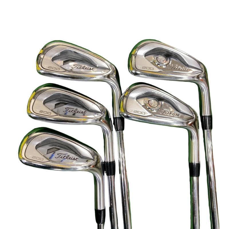 【中古】 タイトリスト Titleist T200 5S アイアン書き割り IR 完全無欠特注立て坑 (フレックスS) メンズ 成人男性用 右利き 右用 C序列付ける ゴルフ野球クラブ