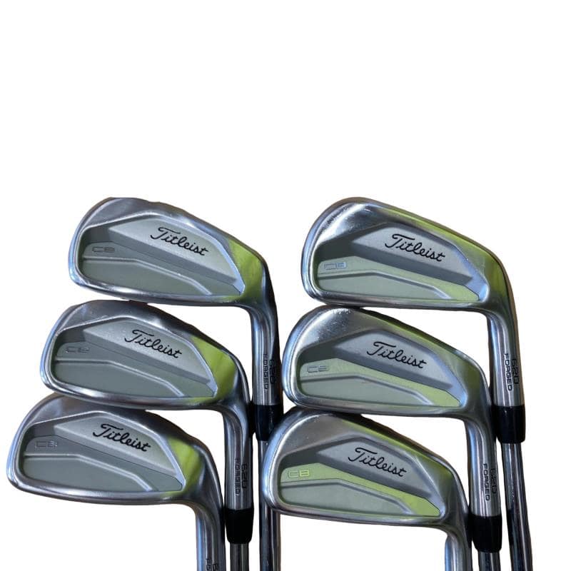 【中古】 タイトリスト Titleist CB 620 8S アイアン仕掛ける IR AMT TOUR WHITE (フレックスS) メンズ 成人男性用 右利き 右用 C価値づける ゴルフ野球クラブ