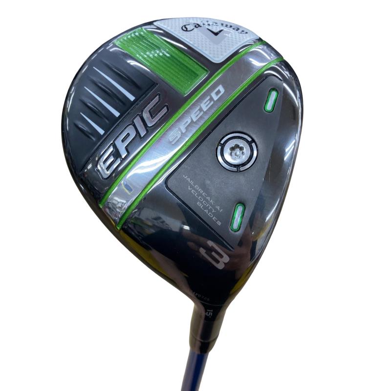 【中古】 キャロウェイ EPIC SPEED 3W フェアウェイウッド FW 純然たる特注矢がら (フレックスS) メンズ 成人男性用 右利き 右用 C位置づける ゴルフ野球クラブ