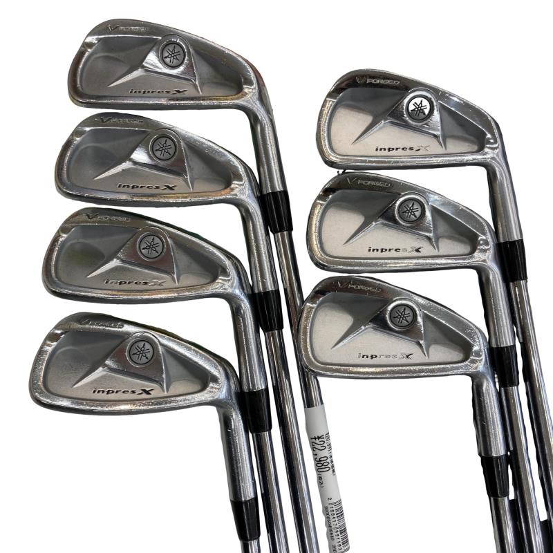 【中古】 ヤマハ inpres X V FORGED(2010) 8S アイアン書き割り IR NS PRO 950GH (フレックスS) メンズ 成人男性用 右利き 右用 C位置づける ゴルフ野球クラブ