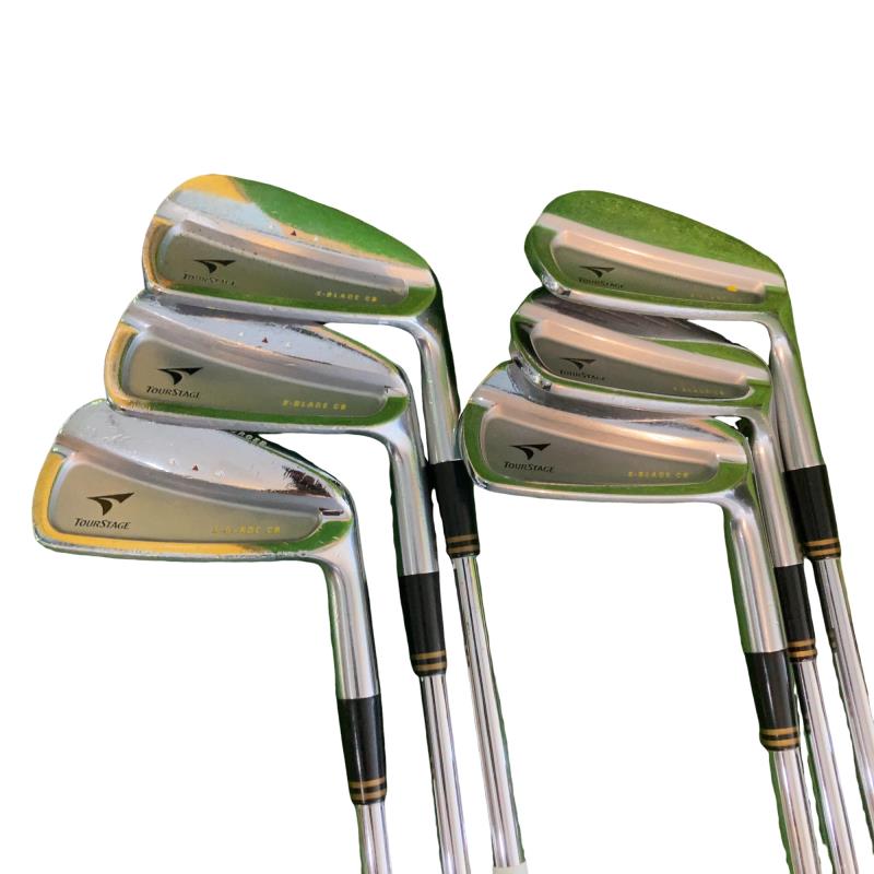【中古】 ブリヂストン TOURSTAGE X-BLADE CB(2006) 6S アイアンセット IR リシャフト (フレックスその他) メンズ 男性用 右利き 右用 Dランク ゴルフクラブ|ゴルフパートナー 中古クラブ店