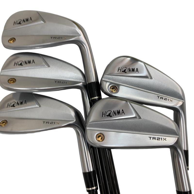 【中古】 本間ゴルフ TOUR WORLD TR21X 5S アイアンセット IR VIZARD TR20-65 (フレックスR) メンズ 男性用 右利き 右用 Cランク ゴルフクラブ