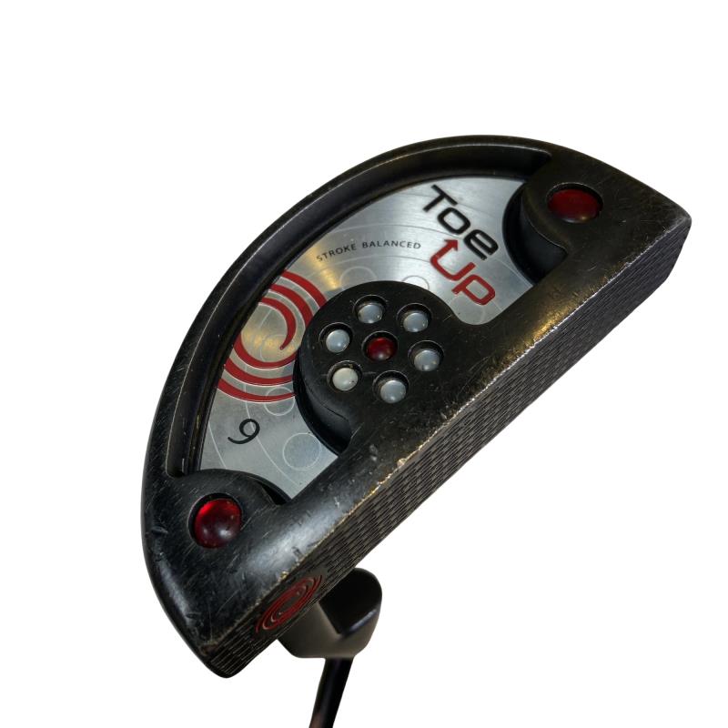 【中古】 オデッセイ Toe Up #9 34インチ パター PT スチール (フレックスその他) メンズ 男性用 右利き 右用 Cランク ゴルフクラブ