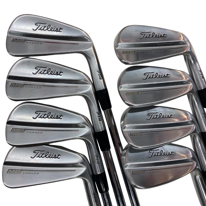 【中古】 タイトリスト Titleist MB 714 8S アイアンセット IR Dynamic Gold (フレックスS) メンズ 男性用 右利き 右用 Cランク ゴルフクラブ