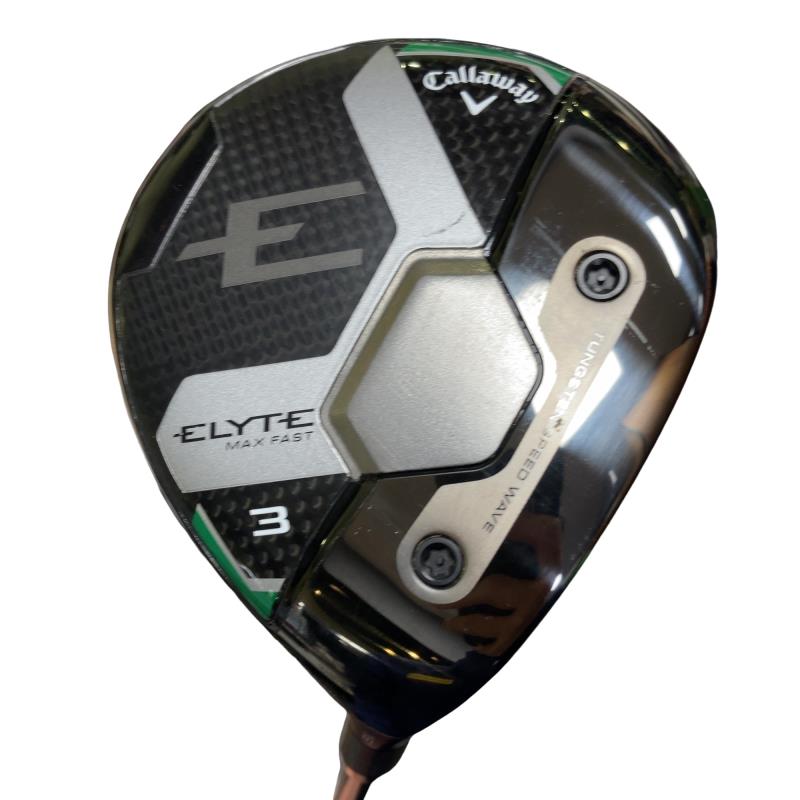 【中古】 キャロウェイ ELYTE MAX FAST 3W フェアウェイウッド FW LIN-Q GREEN 40 for CW(ELYTE FW) (フレックスR) メンズ 男性用 右利き 右用 Cランク ゴルフクラブ