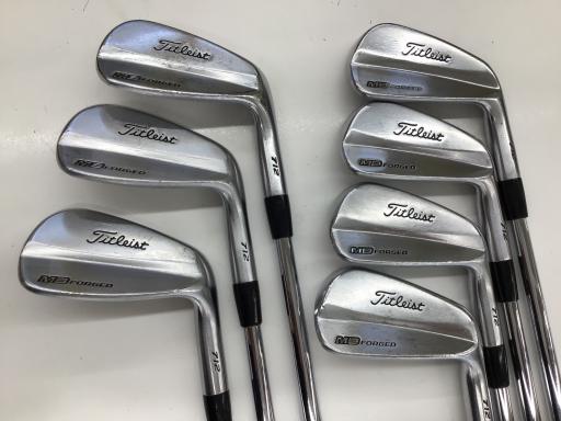【中古】 タイトリスト Titleist MB 712 8S アイアン仕掛ける IR Dynamic Gold (フレックスS) メンズ 成人男性用 右利き 右用 C序列付ける ゴルフ野球クラブ