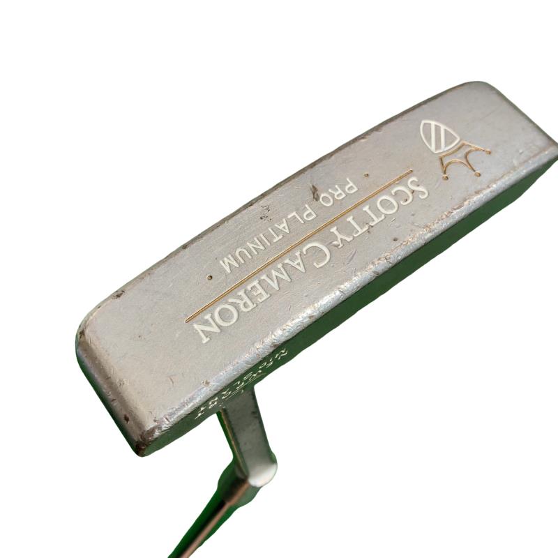 【中古】 タイトリスト SCOTTY CAMERON PRO PLATINUM NEWPORT MID SLANT パター PT Micro Step (フレックス余分の物) メンズ 成人男性用 右利き 右用 C位置づける ゴルフ野球クラブ