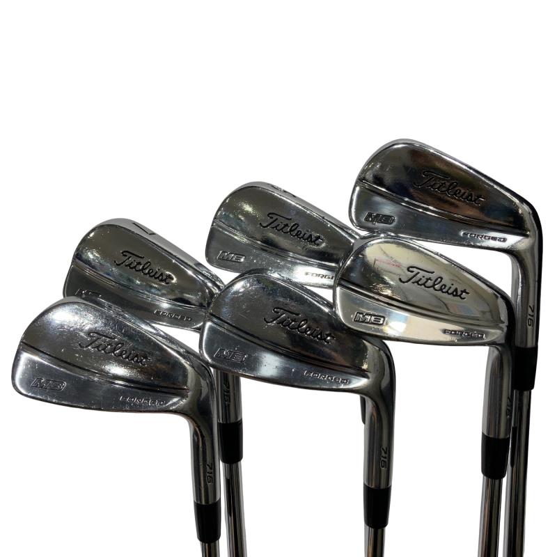 【中古】 タイトリスト Titleist MB 716 6S アイアン仕掛ける IR 完全無欠特注立て坑 (フレックスS) メンズ 成人男性用 右利き 右用 C価値づける ゴルフ野球クラブ