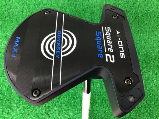 【中古】 オデッセイ Ai-ONE SQUARE 2 SQUARE MAX 1 34インチ パター PT STROKE LAB 90 スチール (フレックスその他) メンズ 男性用 右利き 右用 Bランク ゴルフクラブ