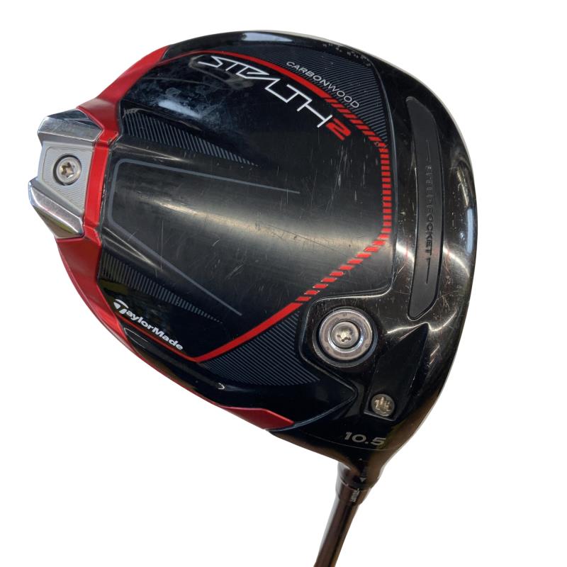 【中古】 テーラーメイド STEALTH2 10.5° ドライバー DR TENSEI RED TM50(STEALTH DR) (フレックスR) メンズ 男性用 右利き 右用 Dランク ゴルフクラブ