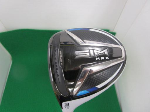 【中古】 テーラーメイド SIM MAX 3W レフティ フェアウェイウッド FW TENSEI BLUE TM50(FW) (フレックスR) メンズ 男性用 左利き レフティ 左用 Cランク ゴルフクラブ