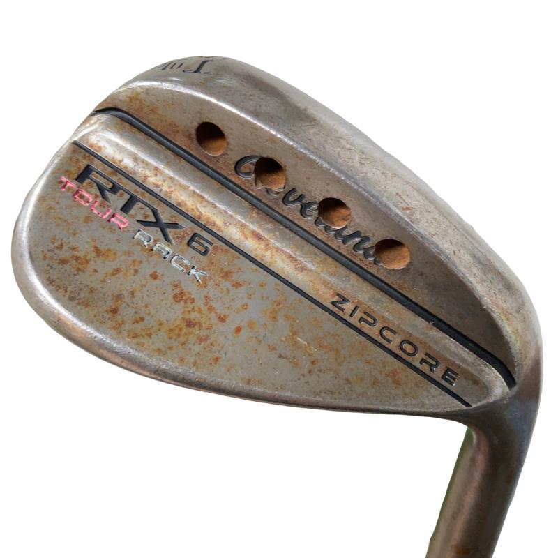 【中古】 クリーブランド Cleveland RTX-6 ZIPCORE ツアーサテン 54°/10° MID ウェッジ WG 純正特注シャフト (フレックスS) メンズ 男性用 右利き 右用 Cランク ゴルフクラブ