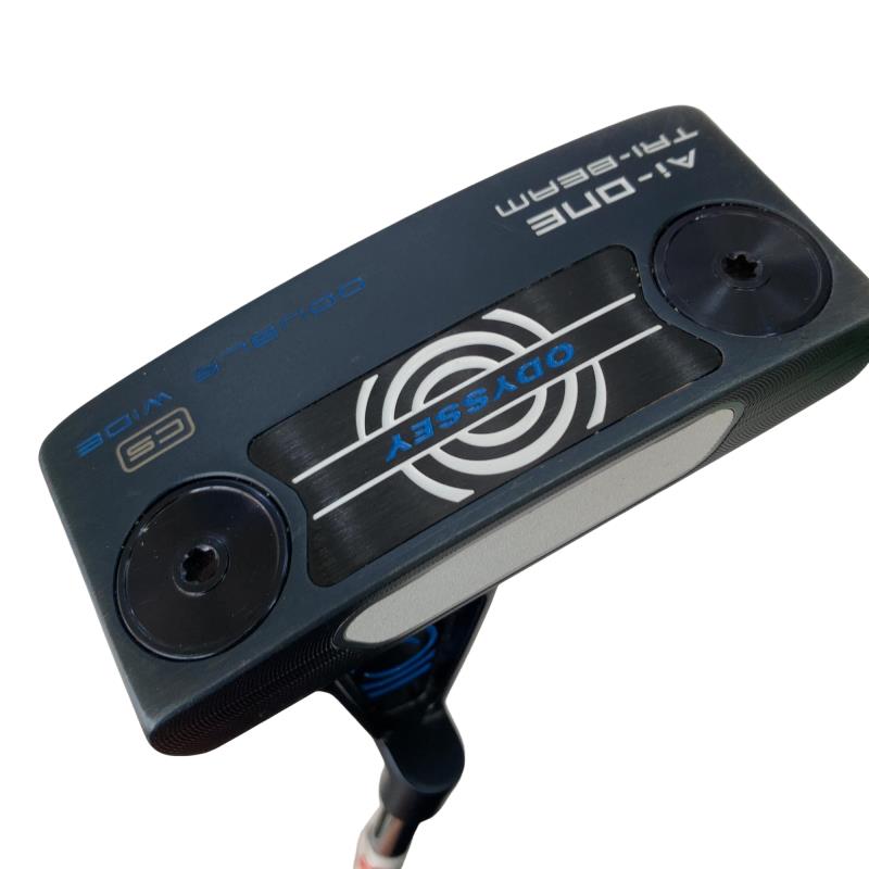 【中古】 オデッセイ Ai-ONE TRI-BEAM DOUBLE WIDE CS 34インチ パター PT STROKE LAB 90 スチール (フレックスその他) メンズ 男性用 右利き 右用 Cランク ゴルフクラブ｜ゴルフパートナー 中古クラブ店