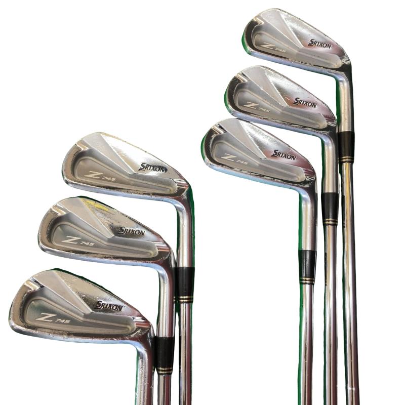 【中古】 ダンロップ SRIXON Z745  6S アイアン書き割り IR リシャフト (フレックス余分の物) メンズ 成人男性用 右利き 右用 C位置づける ゴルフ野球クラブ