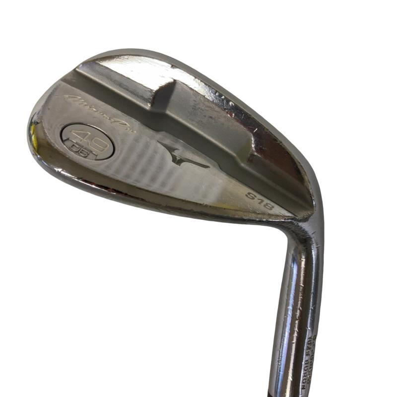 【中古】 ミズノ Mizuno Pro S18 49°/06° ウェッジ WG 純然たる特注矢がら (フレックスS) メンズ 成人男性用 右利き 右用 C位置づける ゴルフ野球クラブ